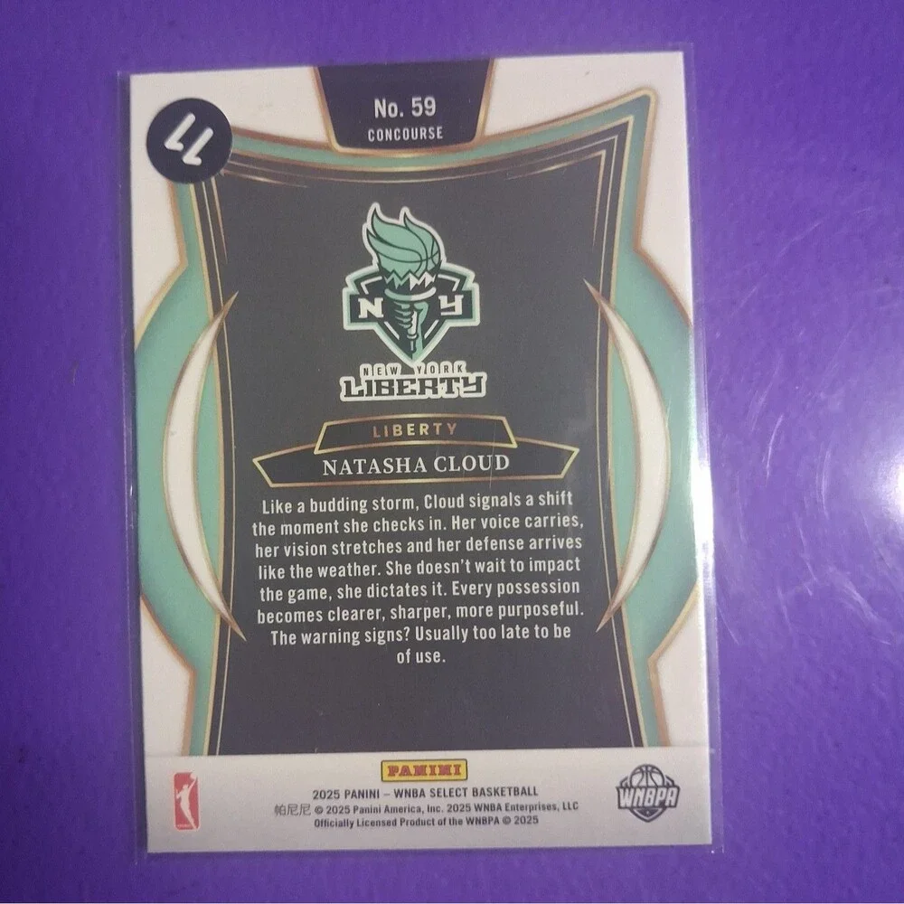 2025 Panini Select WNBA - Concourse Natasha Cloud #59